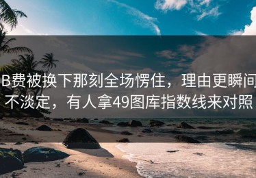 B费被换下那刻全场愣住，理由更瞬间不淡定，有人拿49图库指数线来对照